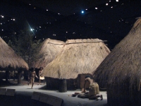 Inside the museum at Cahokia Mounds